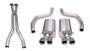 Corsa 06-11 Chevrolet Corvette C6 Z06/ZR1 Sport Cat-Back Dual Rear Exit w/ Twin 4.0in Black Tips
