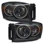 Oracle 07-08 Dodge Ram SMD HL - Black - ColorSHIFT w/ 2.0 Controller