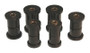 Prothane 81-87 GM K30 Rear Spring & Shackle Bushings (w/ 1 3/8in OD Frame Shackle Bush) - Black