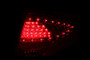 ANZO 2008-2011 Ford Focus LED Taillights Red/Clear