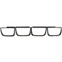 ANZO Taillight Bezels 2010-2013 Chevrolet Camaro Taillight Bezels - 4pc Flat Black