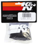 K&N PreCharger Air Filter Wrap Black Universal 4in. Height 4in. Inside Diameter