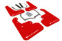 Rally Armor 17-23 Subaru Impreza 4D/5D Red UR Mud Flap w/White Logo