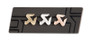 Akrapovic Cut copper/silver/brass pin set