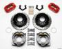 Wilwood Dynapro Low-Profile 11.00in P-Brake Kit Drill-Red Mopar/Dana 2.36in Off w/Snap Ring Bearing