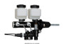 Wilwood Tandem Remote M/C Kit w L/H Bracket & Prop Valve - 15/16in Bore Black-W/Pushrod