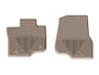 WeatherTech 2015+ Ford F-150 SuperCrew/SuperCab Front Rubber Mats - Tan