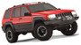 Bushwacker 93-98 Jeep Grand Cherokee Cutout Style Flares 4pc - Black