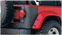 Bushwacker 97-06 Jeep Wrangler Trail Armor Rear Corners - Black