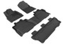 3D MAXpider 08-11 Toyota Sequoia w/ Bench 2nd Row Kagu Black Full Set