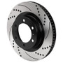 Wilwood 6x5.5 SRP Drilled & Slotted Black Electro Coat Rotor RH