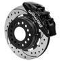 Wilwood Ford Mustang II Dynapro Front Brake Kit w/ 12.19in Drilled & Slotted Rotor - Black