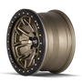 Dirty Life 9303 DT-1 17x9 / 6x139.7 BP / -12mm Offset / 106mm Hub Satin Gold Wheel - Beadlock