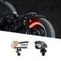XK Glow Mini Red Turn Signal Black x2