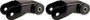 RockJock XJ Cherokee Boomerang Leaf Spring Shackles 5in w/ Urethane Bushings and Hardware