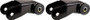 RockJock XJ Cherokee Boomerang Leaf Spring Shackles 5in w/ Urethane Bushings and Hardware