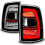 ANZO 09-18 Dodge Ram 1500 Sequential LED Taillights Black