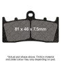 EBC 00-07 BMW K 1200 LT Evo (w/ABS/Loose Bobbin Type) Front Left/Right Sintered HH Brake Pads