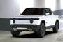 Rally Armor 22-25 Rivian R1T Black UR Mud Flap - Metallic Black Logo