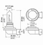 Hella Bulb H9 12V 65W Pgj195 T4 Sb