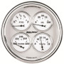 AutoMeter Gauge Quad 5in. 240 Ohm(e) to 33 Ohm(f) Elec Old Tyme White II