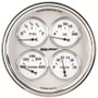 AutoMeter Gauge Quad 5in. 240 Ohm(e) to 33 Ohm(f) Elec Old Tyme White II