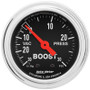 AutoMeter Gauge Vac/Boost 2-1/16in. 30Inhg-30PSI Mechanical Traditional Chrome