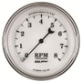 AutoMeter Gauge Fuel Level 2-1/16in. 240 Ohm(e) to 33 Ohm(f) Elec Old Tyme White II