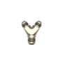 DeatschWerks 8AN Male Flare to 8AN Male Flare to 10AN Male Flare Y Fitting - Anodized Matte Black