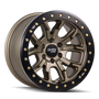 Dirty Life 9303 DT-1 17x9 / 5x127 BP / -38mm Offset / 78.1mm Hub Satin Gold Wheel - Beadlock