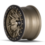 Dirty Life 9303 DT-1 17x9 / 5x127 BP / -38mm Offset / 78.1mm Hub Satin Gold Wheel - Beadlock