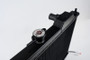CSF 01-07 Mitsubishi Evo 7/8/9 Full-Slim Radiator w/12in Fan & Shroud/-16AN - Black