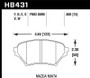 Hawk 01-05 Mazda Miata HPS 5.0 Front Brake Pads
