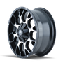 Mayhem 8015 Warrior 18x9 / 8x180 BP / 18mm Offset / 124.1mm Hub Black/Machined Face Wheel