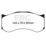 EBC Racing AP Racing CP6268 D62 SR-21 Sintered Race Front Brake Pads