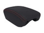 PRP  2018+ Jeep Wrangler JL / Jeep Gladiator JT Center Console Cover - Black with Red Stitching
