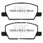 EBC 2018+ Buick Encore 1.4T Ultimax Front Brake Pads