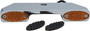 Turn Signal Bar W/amber Led Narrow Glide Chr