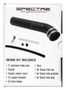 Spectre Universal Intake Tube Kit 3in. - Aluminum - Black