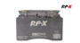 EBC Racing 2021+ BMW M3/M4 (G80/G82/G83) / 2023+ BMW M2 (G97) RP-X Rear Brake Pads