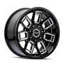 Mayhem 8118 Ordinance 20x9 / 5x127/139.7 BP / 87.1mm Hub Gloss Black Wheel w/ Milled Spokes