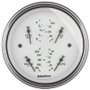 AutoMeter Gauge Quad 3-3/8in. 0 Ohm(e) to 90 Ohm(f)Elec Old Tyme White
