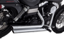 Vance & Hines HD Dyna 06-09 Big Shots Staggered Chrome Full System Exhaust