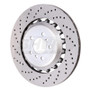 SHW 11-16 BMW M5 4.4L Left Rear Cross-Drilled Lightweight Brake Rotor (34212284103)