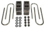 Tuff Country 99-16 Ford F-250 4wd (w/Factory Overloads) 5.5in Rear Block & U-Bolt Kit Non-Tapered