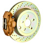 Brembo 02-07 Impreza/ wRX (GD/GG) Rear GT BBK 2 Piston Cast 2pc 316 x20 1pc Rotor Drilled - Gold