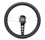 NRG Light Weight Gaming Steering Wheel - Driftz 350mm 3 Chrome Spokes Perforated Leather