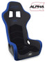 PRP Alpha Composite Seat- Black/Blue