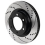 Wilwood 6x5.5 SRP Drilled & Slotted Black Electro Coat Rotor LH