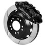 Wilwood Ford Mustang II Ford Narrow Superlite 6 Front Brake Kit w/ 12.88in Slotted Rotor - Black